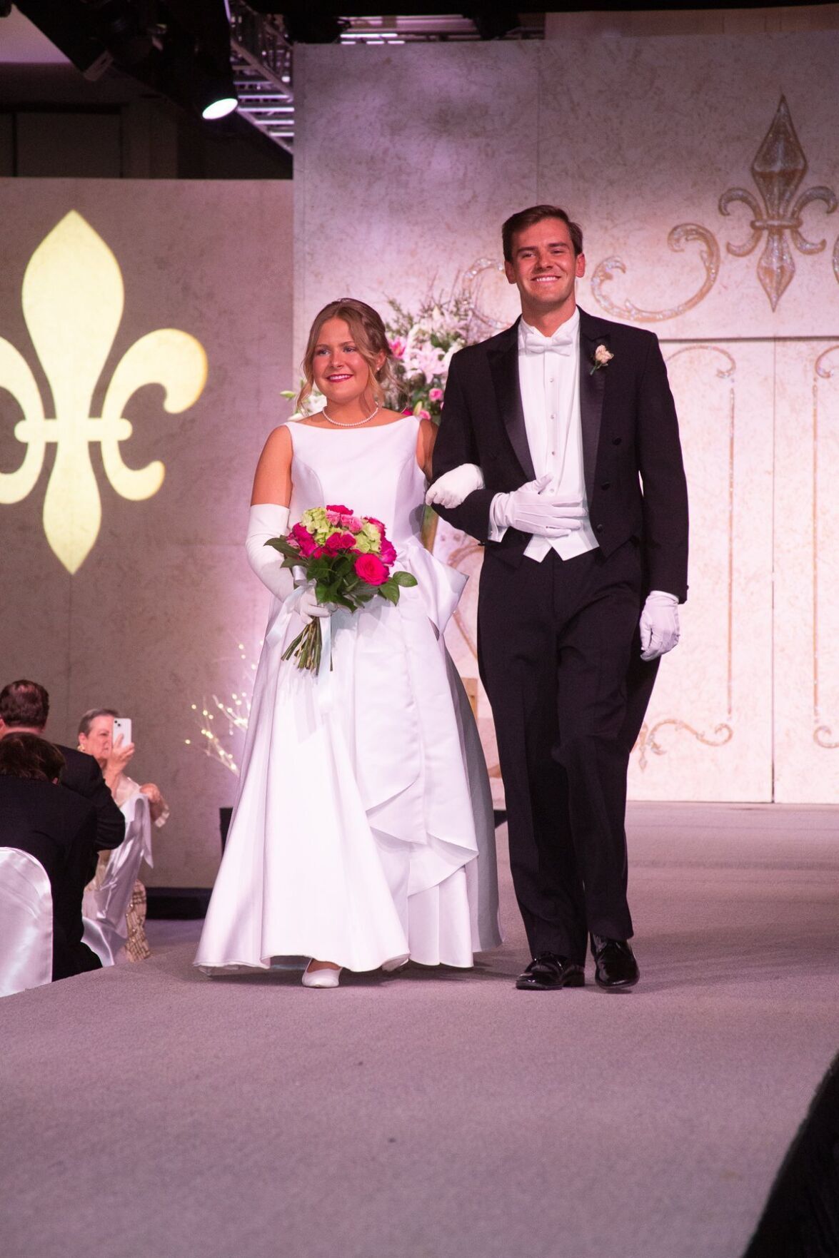 Miss Meredith Claire Douglass, with Mr. John Lindsay Douglass IV